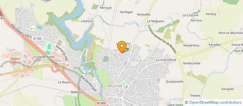 localisation de l'entreprise COUDERT  MUZILLAC