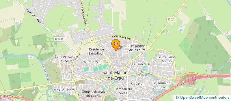 localisation de l'entreprise COUDERT à SAINT-MARTIN-DE-CRAU