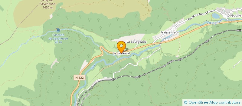 localisation de l'entreprise COUDERT ET FILS à LAVEISSIERE