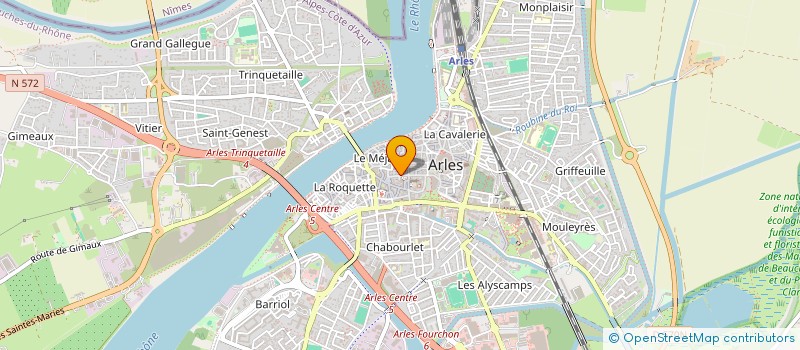 localisation de l'entreprise COUDIERE ALBERT ET MARQUE JEAN  ARLES