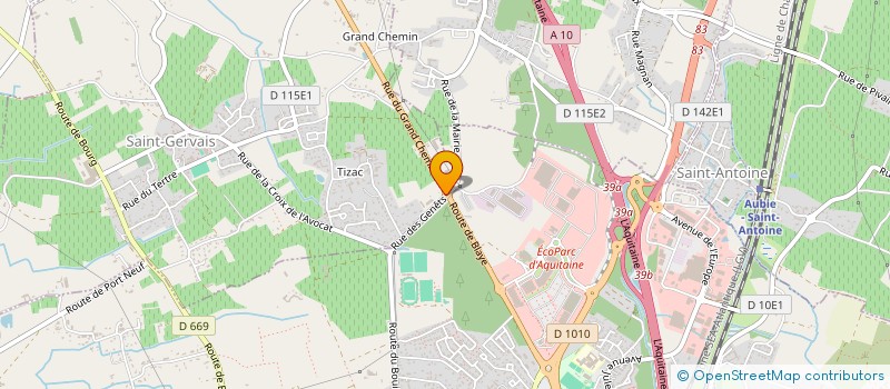 localisation de l'entreprise COUDIWASH  SAINT-GERVAIS