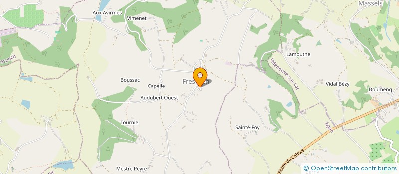 localisation de l'entreprise COUDIZ  TRENTELS