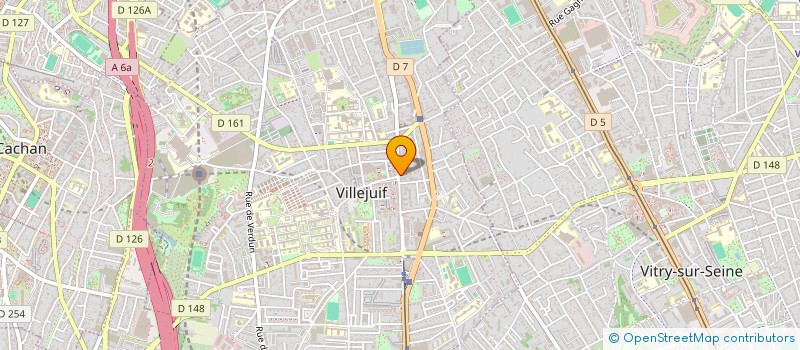 localisation de l'entreprise COUDORAMA  VILLEJUIF