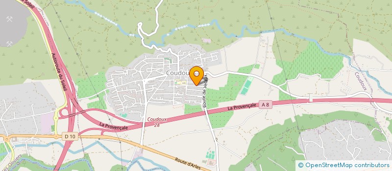 localisation de l'entreprise COUDOUX OLYMPIQUE  COUDOUX
