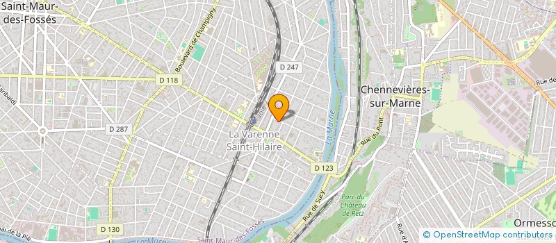 localisation de l'entreprise COUDRAIS LOCATION à SAINT-MAUR-DES-FOSSES