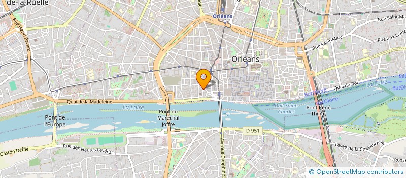 localisation de l'entreprise COUDRAT CONSEIL à ORLEANS