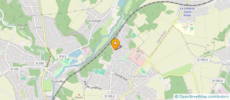 localisation de l'entreprise COUDRAY à CHAMPHOL