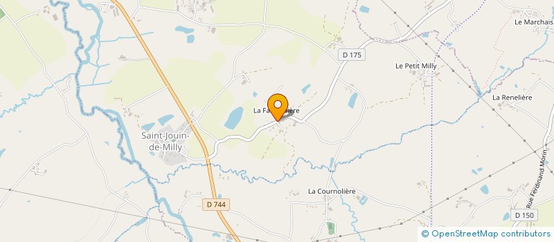 localisation de l'entreprise COUDREAU CLOCHARD  MONCOUTANT-SUR-SEVRE