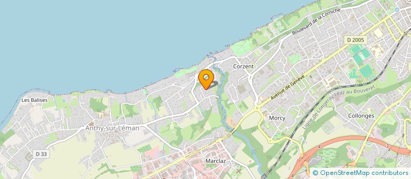 localisation de l'entreprise COUDREE IMMO à ANTHY-SUR-LEMAN