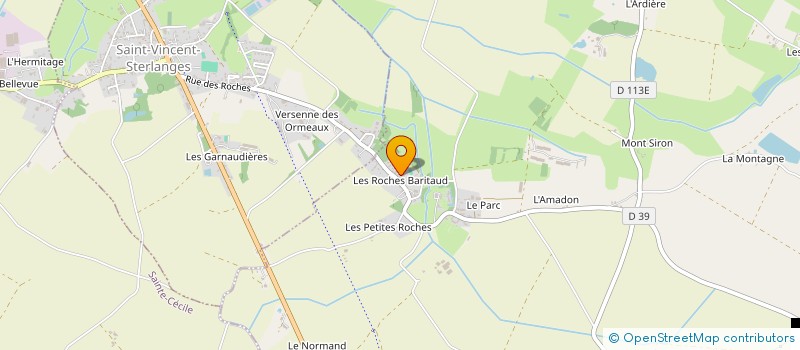 localisation de l'entreprise COUDRIN  SAINT-GERMAIN-DE-PRINCAY