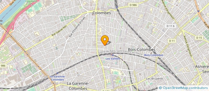 localisation de l'entreprise COUDRIN GEORG à COLOMBES