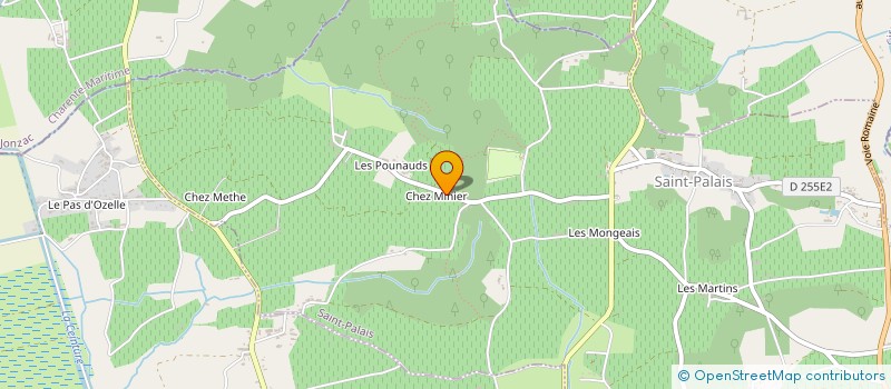 localisation de l'entreprise COUDS BRODES ERIS  SAINT-PALAIS