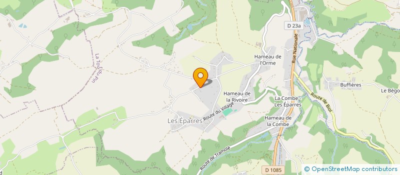 localisation de l'entreprise COUDURIER  LES EPARRES