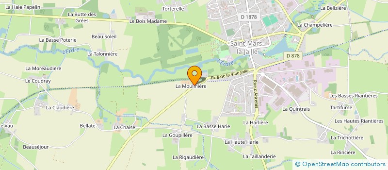 localisation de l'entreprise COUE à VALLONS-DE-L'ERDRE