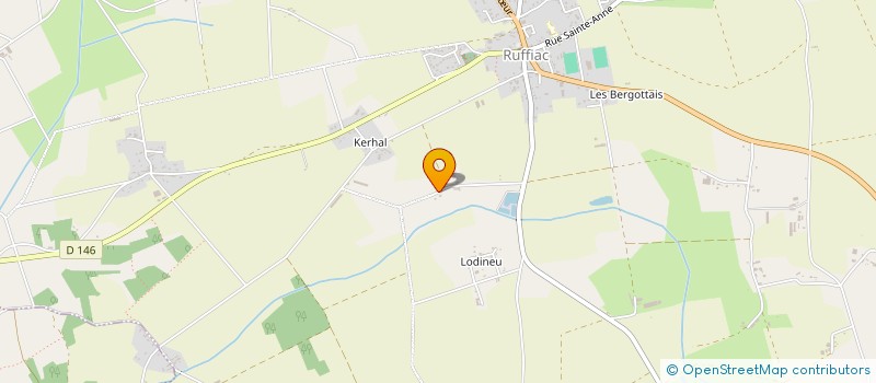 localisation de l'entreprise COUEDELO ROUSSEL à RUFFIAC