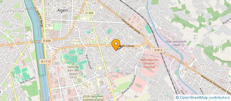 localisation de l'entreprise COUENNE DU SUD  AGEN