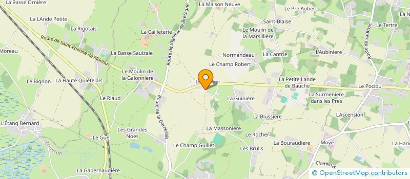 localisation de l'entreprise COUERON COUVERTURE à COUERON