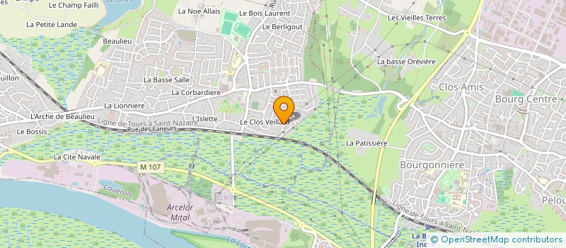 localisation de l'entreprise COUERON ESPERANTO LANGUE INTERNATIONALE (CELI) à COUERON