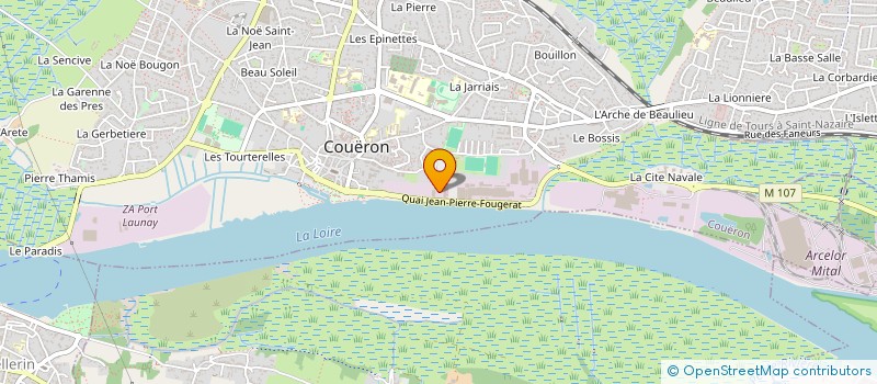 localisation de l'entreprise COUERON HISTOIRE ET PATRIMOINE à COUERON