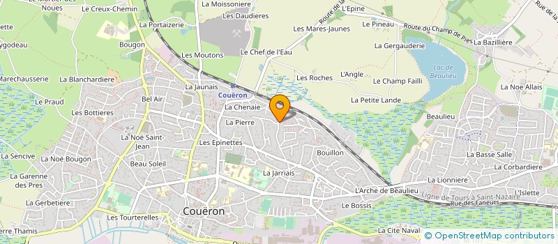 localisation de l'entreprise COUERON.@RTI.COM à COUERON