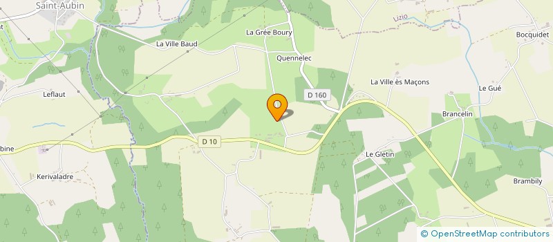 localisation de l'entreprise COUESBREIZH à SERENT