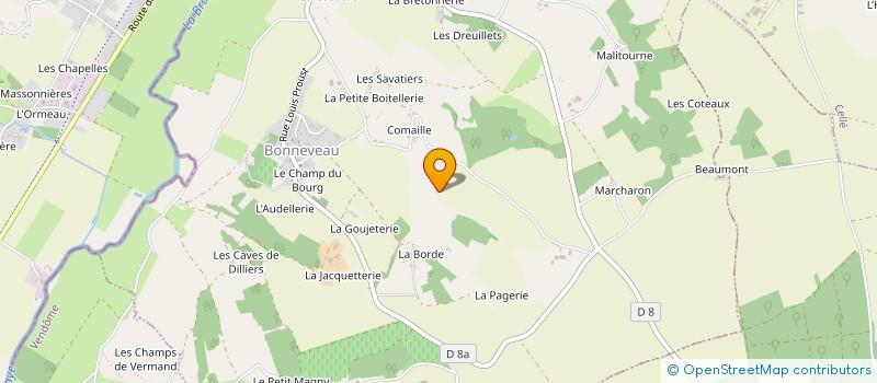 localisation de l'entreprise COUESNON FRANCE  BONNEVEAU