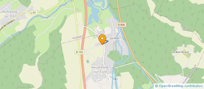 localisation de l'entreprise COUESPEL BILLARD à HEUDREVILLE-SUR-EURE