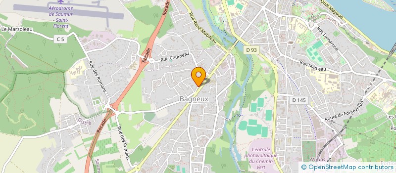 localisation de l'entreprise COUESSUREL GUENON  SAUMUR