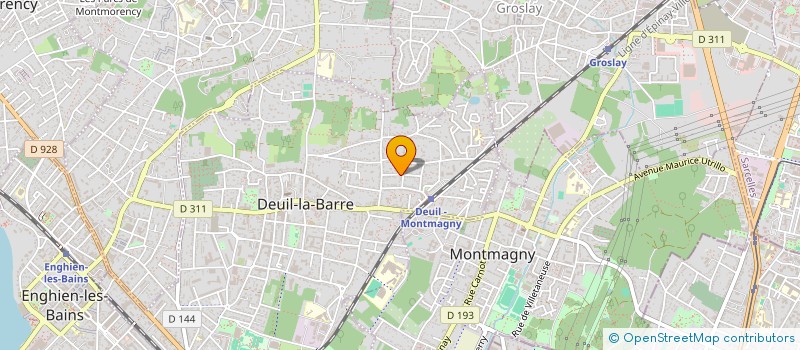 localisation de l'entreprise COUFAB  DEUIL-LA-BARRE