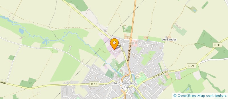 localisation de l'entreprise COUFAL SAS à AUBIGNY-SUR-NERE