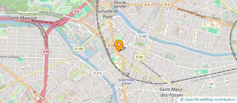 localisation de l'entreprise COUFFRANT CONSULTING à SAINT-MAUR-DES-FOSSES