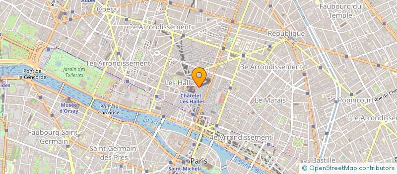 localisation de l'entreprise COUGAR à PARIS
