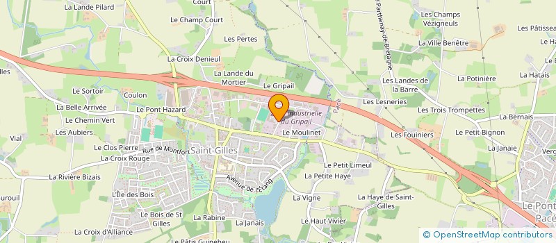 localisation de l'entreprise COUGAS à SAINT-GILLES
