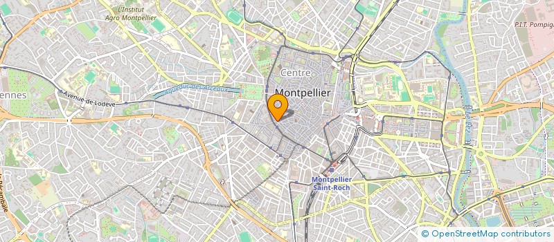 localisation de l'entreprise COUGET BERNADAS à MONTPELLIER