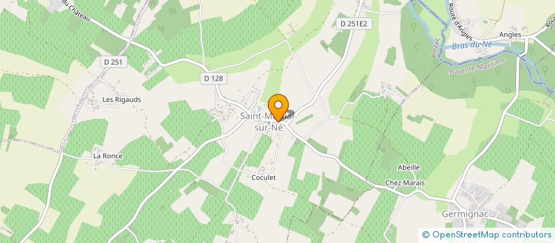 localisation de l'entreprise COUGNON DISTILLATION à SAINT-MARTIAL-SUR-NE