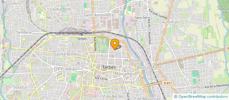 localisation de l'entreprise COUGOT  TARBES