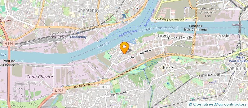 localisation de l'entreprise COUGS  REZE