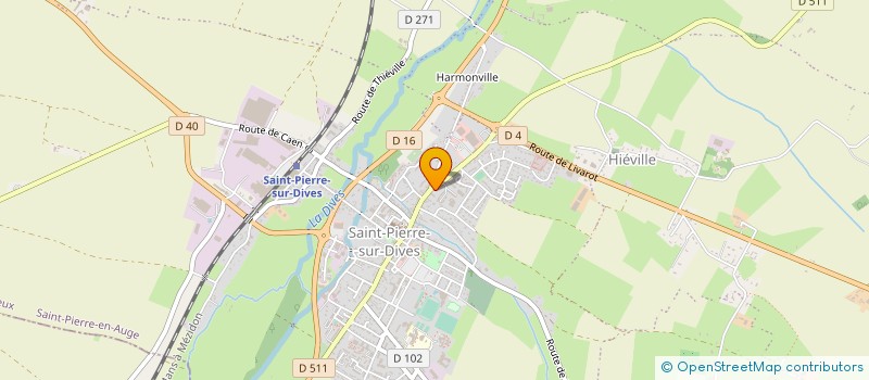 localisation de l'entreprise COUILLARD & FELIX NOTAIRES ET CONSEILS  SAINT-PIERRE-EN-AUGE