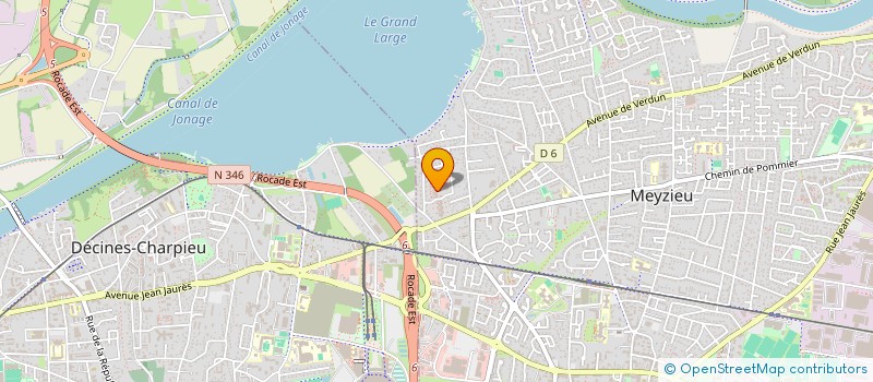 localisation de l'entreprise COUILLOUD  MEYZIEU