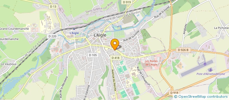 localisation de l'entreprise COUK'S à L'AIGLE