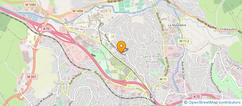 localisation de l'entreprise COUKA  SAINT-PRIEST-EN-JAREZ