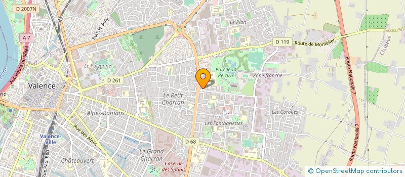 localisation de l'entreprise COUKSI MARKET à VALENCE