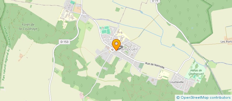 localisation de l'entreprise COUL' AUTO-ECOLE FORMATION  CHAMPCUEIL