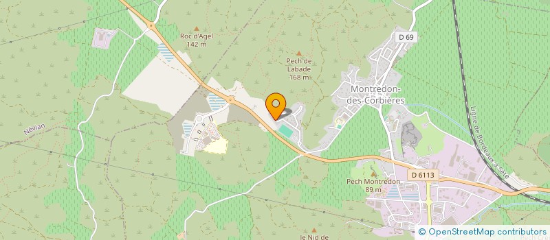 localisation de l'entreprise COUL & CO  MONTREDON-DES-CORBIERES