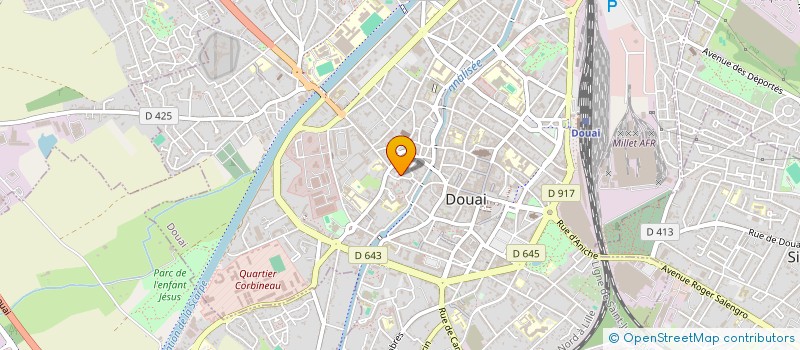 localisation de l'entreprise COUL FUTURE ELECTRONIQUE AUTO à DOUAI