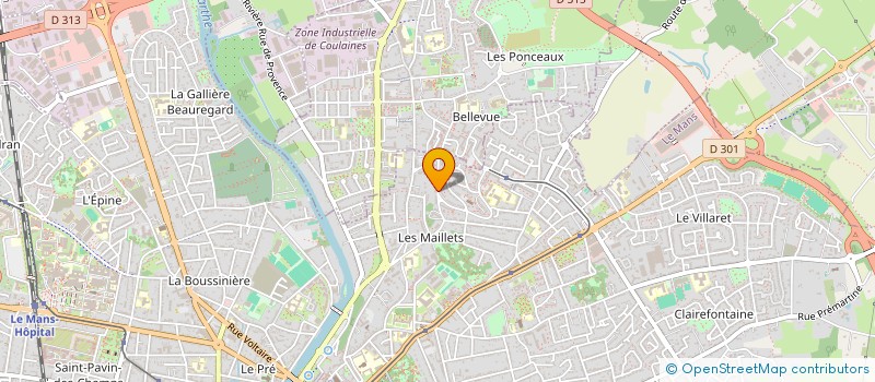 localisation de l'entreprise COUL'N SANTE  LE MANS