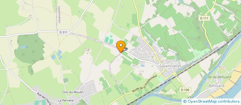 localisation de l'entreprise COULAINES  LA POSSONNIERE