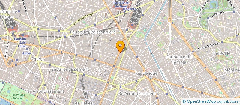 localisation de l'entreprise COULAIS GROUPE J  PARIS