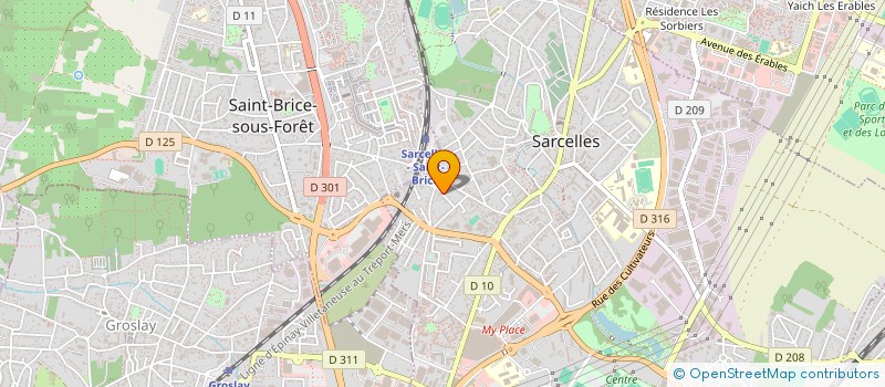 localisation de l'entreprise COULANGE DECORS  SARCELLES