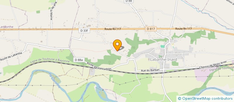 localisation de l'entreprise COULAOU  LABARTHE-INARD
